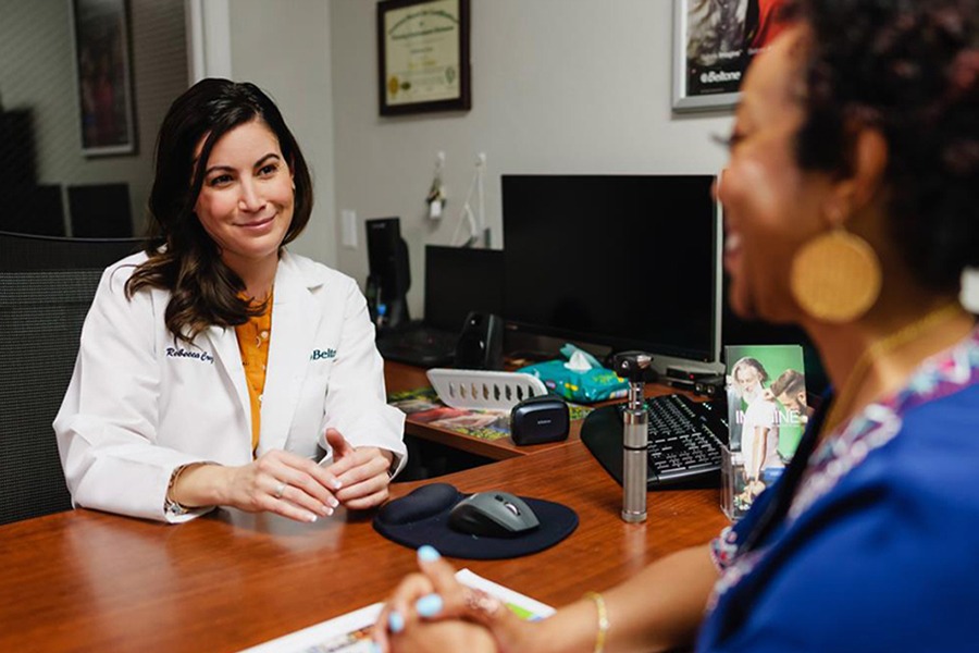 Client Consultation with Doctor