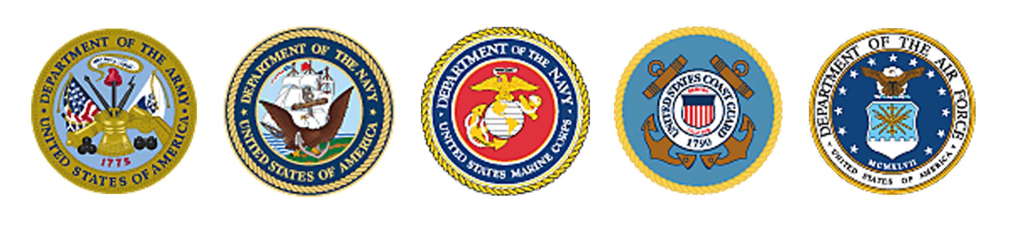 United States of America Military Seals